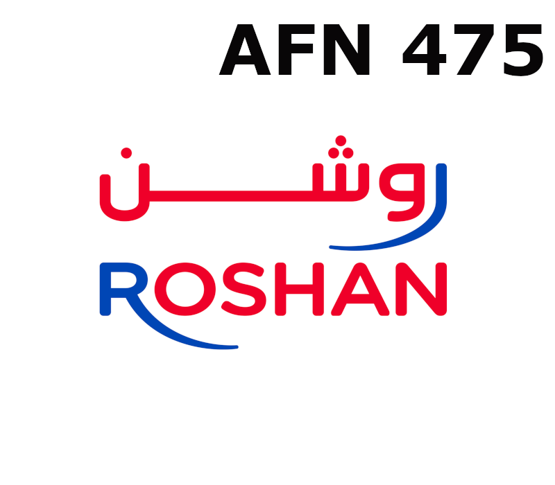 

Roshan 475 AFN Mobile Top-up AF