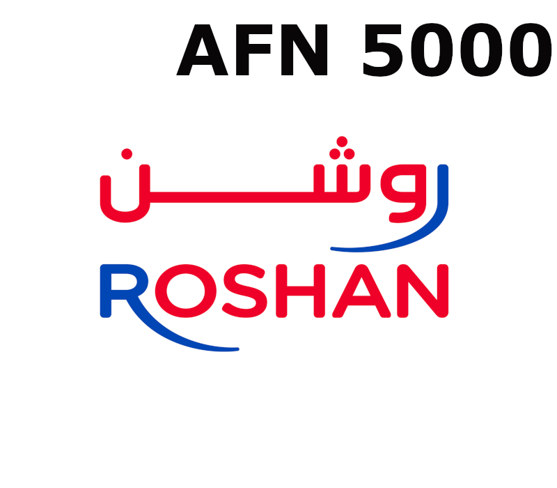 

Roshan 5000 AFN Mobile Top-up AF