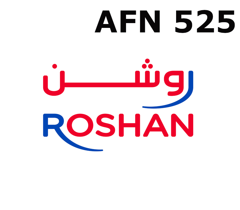 

Roshan 525 AFN Mobile Top-up AF