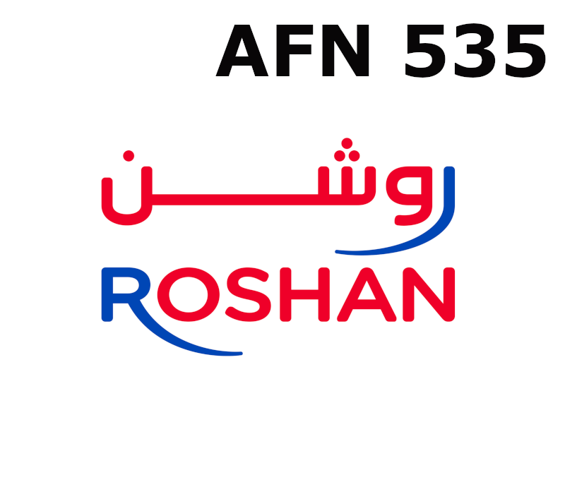 

Roshan 535 AFN Mobile Top-up AF