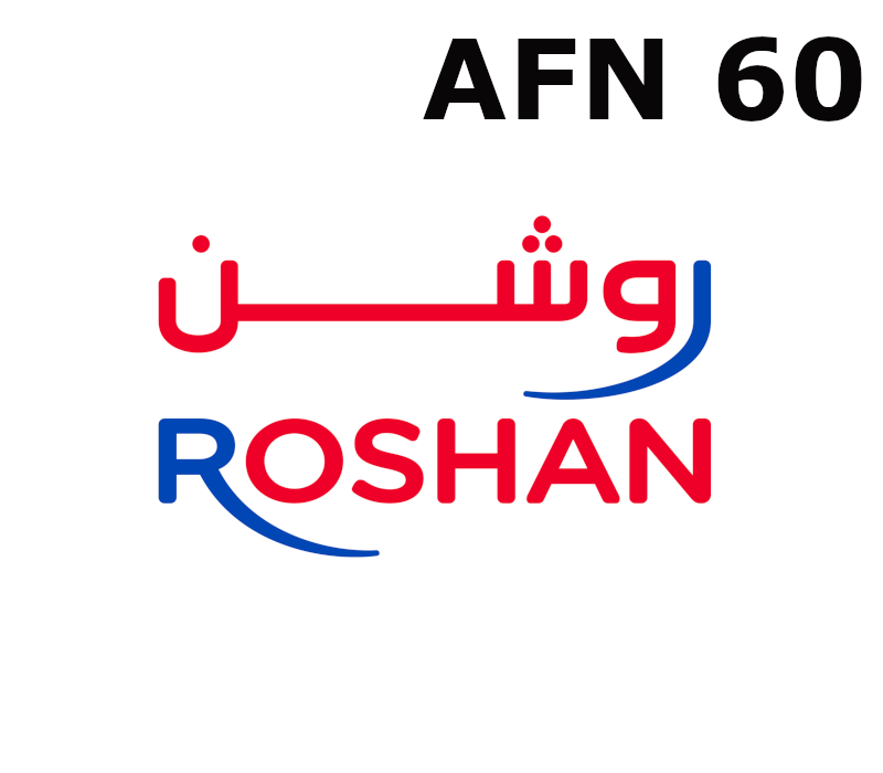 

Roshan 60 AFN Mobile Top-up AF