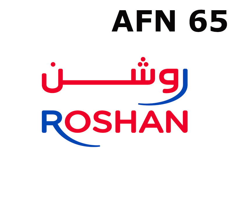 

Roshan 65 AFN Mobile Top-up AF