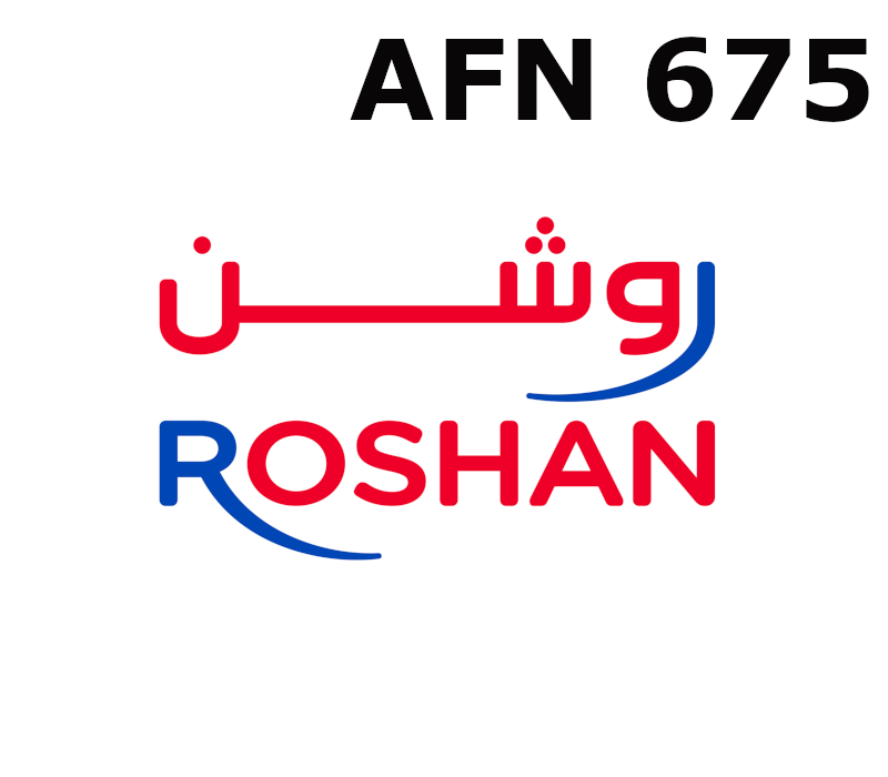 Roshan 675 AFN Mobile Top-up AF