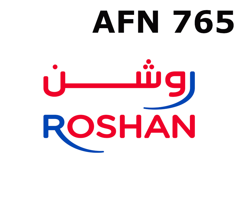 

Roshan 765 AFN Mobile Top-up AF