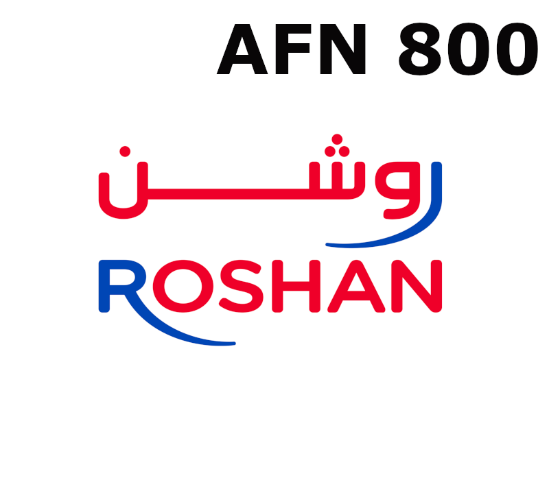 Roshan 800 AFN Mobile Top-up AF