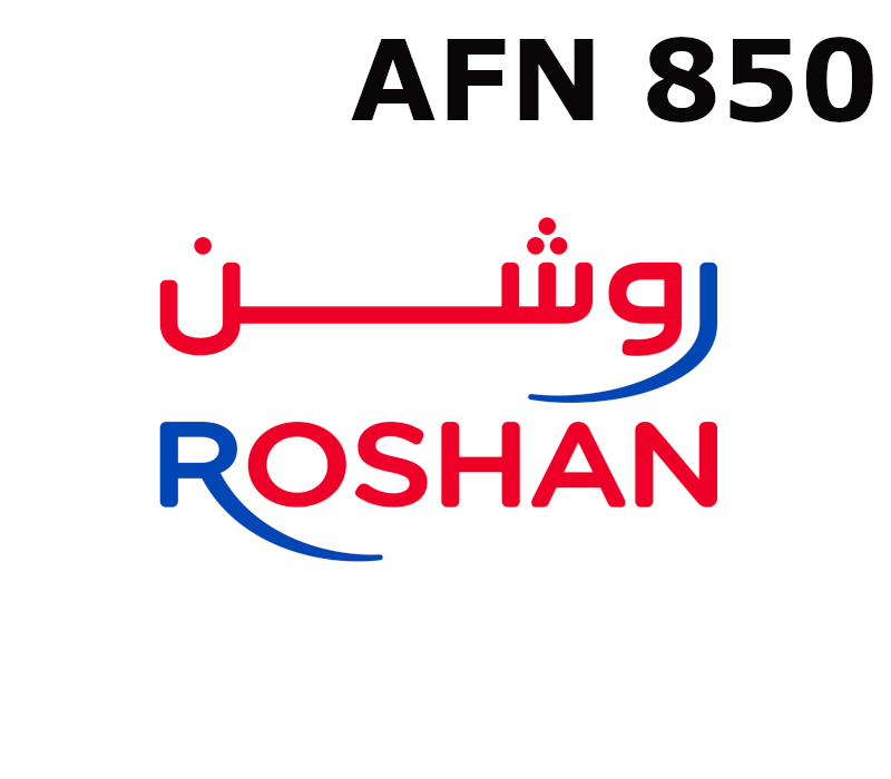 

Roshan 850 AFN Mobile Top-up AF