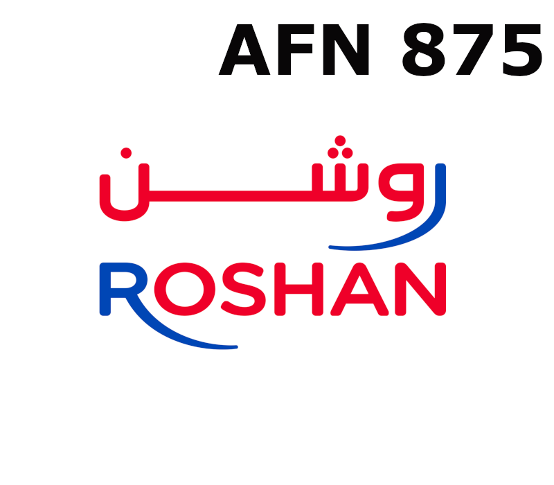 

Roshan 875 AFN Mobile Top-up AF