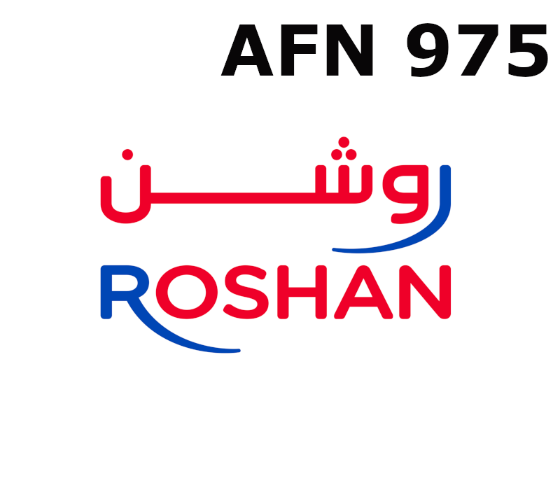 

Roshan 975 AFN Mobile Top-up AF