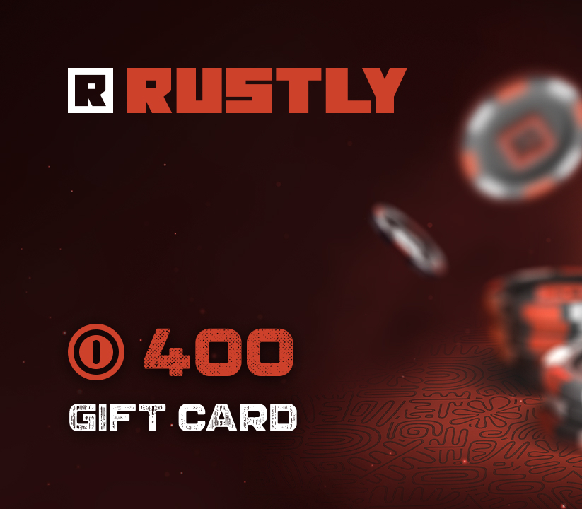 

Rustly 400 Coin Gift Card