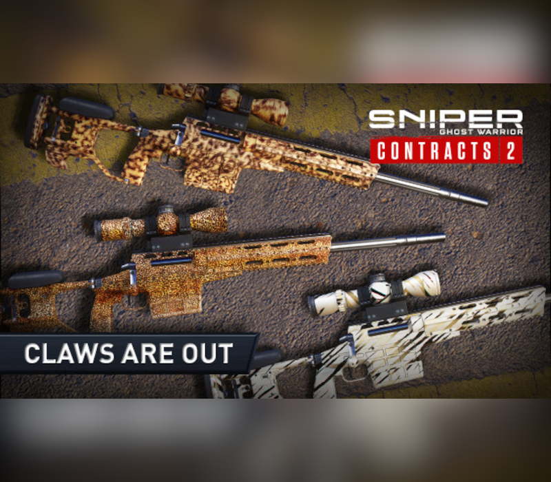 

Sniper Ghost Warrior Contracts 2 - Claws are Out Skin Pack DLC Steam CD Key