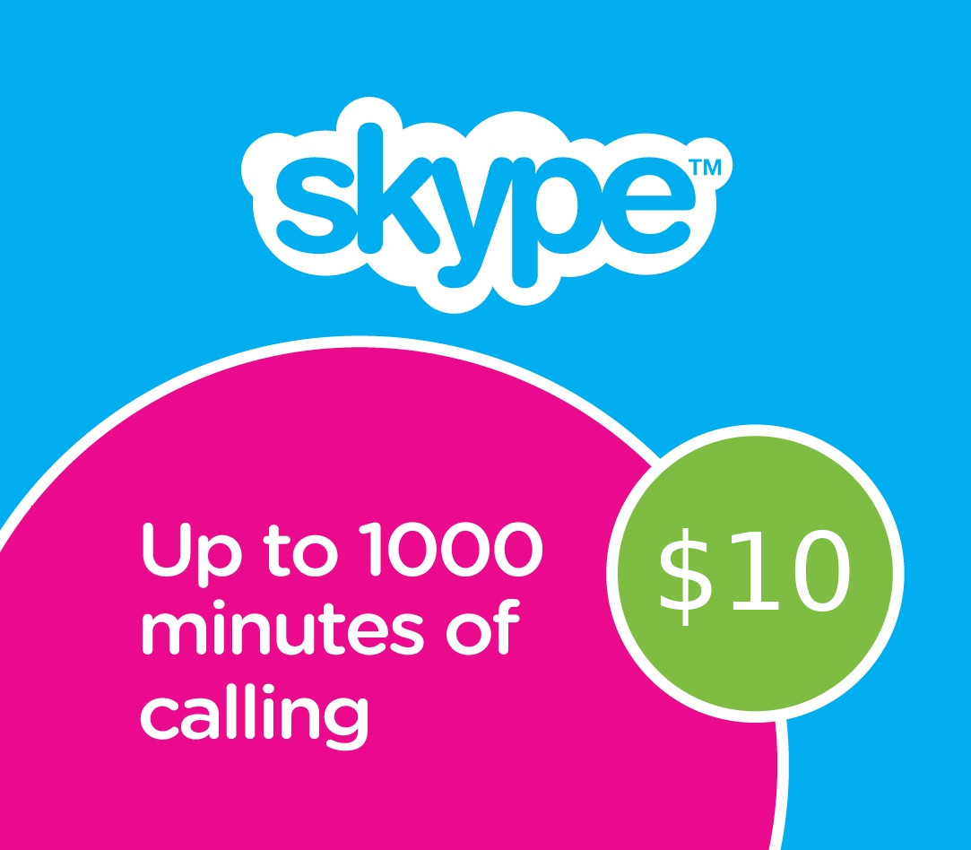 

Skype Credit A$10 AU Prepaid Card