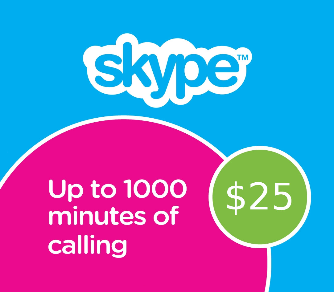 

Skype Credit A$25 AU Prepaid Card