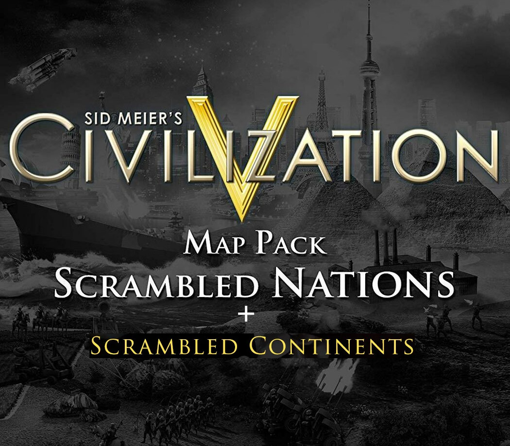 Sid Meier's Civilization V - Scrambled Maps Pack Collection DLC Steam CD Key