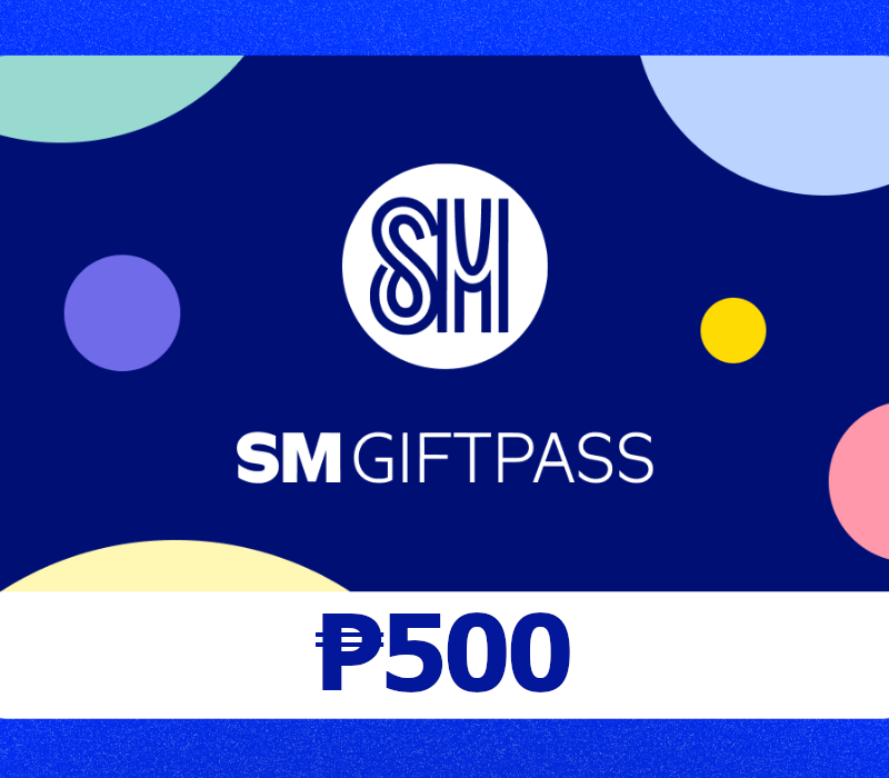 

SM Gift Pass ₱500 Gift Card PH