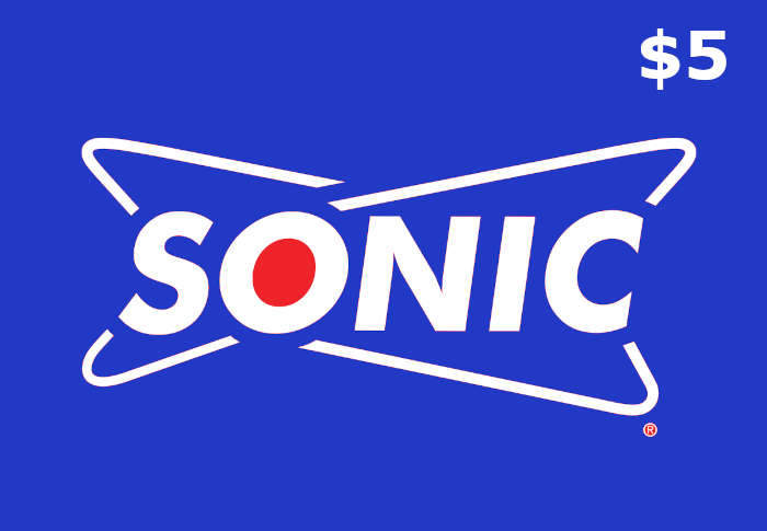 SONIC $5 Gift Card US