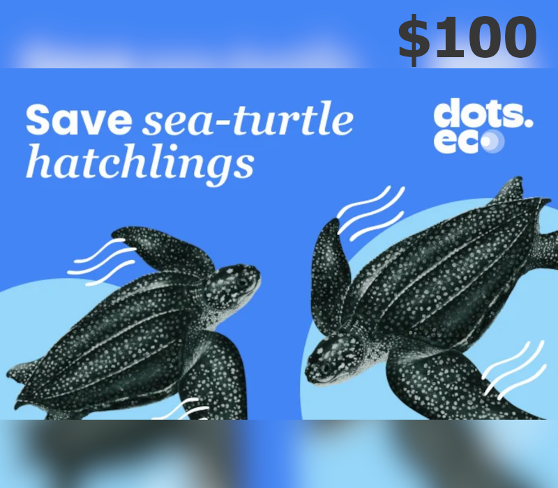 

Save a sea-turtle hatchling $100 Gift Card US