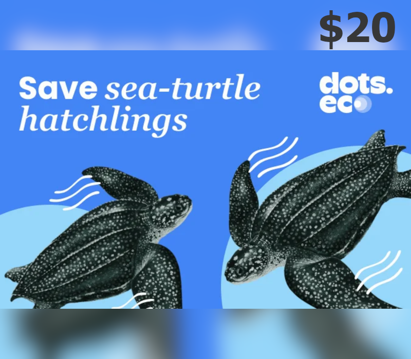 

Save a sea-turtle hatchling $20 Gift Card US