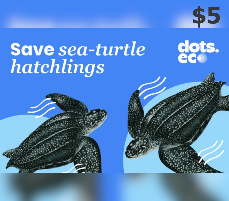 

Save a sea-turtle hatchling $5 Gift Card US