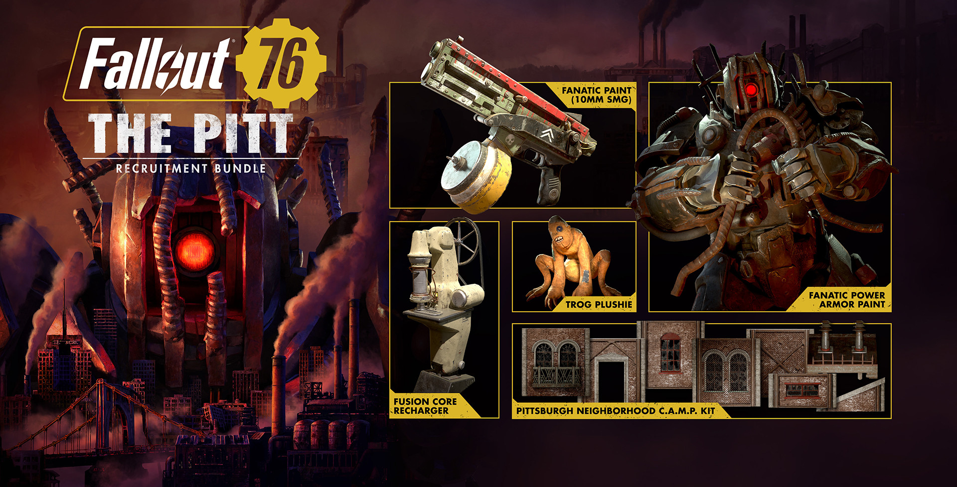 Fallout 76 - The Pitt Recruitment Bundle DLC AR XBOX One / Xbox Series X,S CD Key