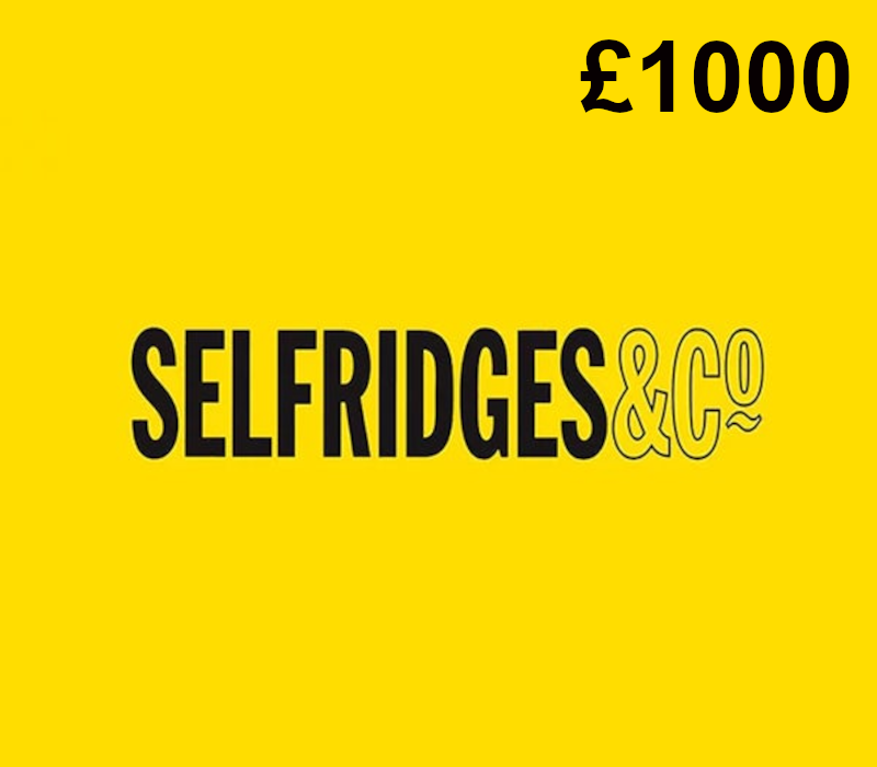 

Selfridges £1000 Gift Card UK