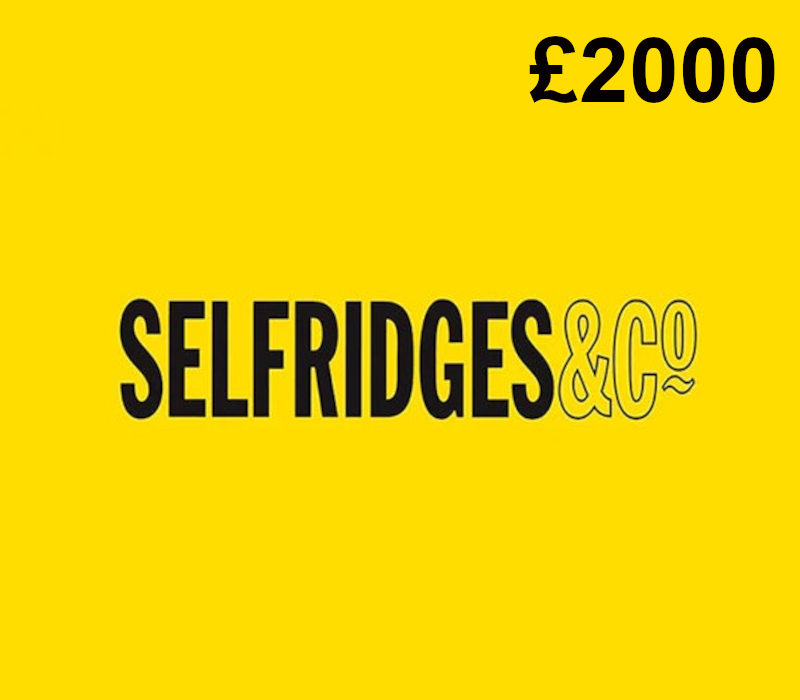 

Selfridges £2000 Gift Card UK