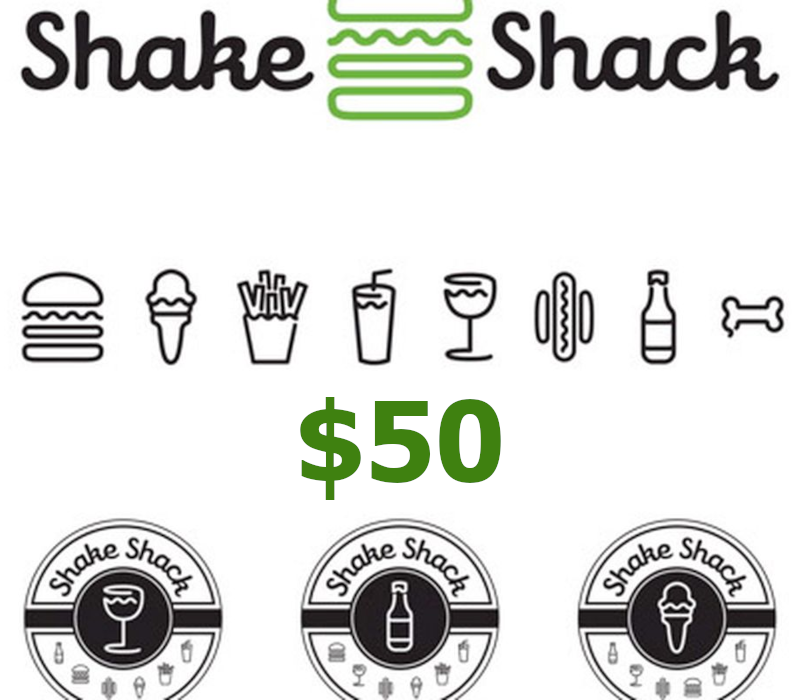 

Shake Shack $50 Gift Card US