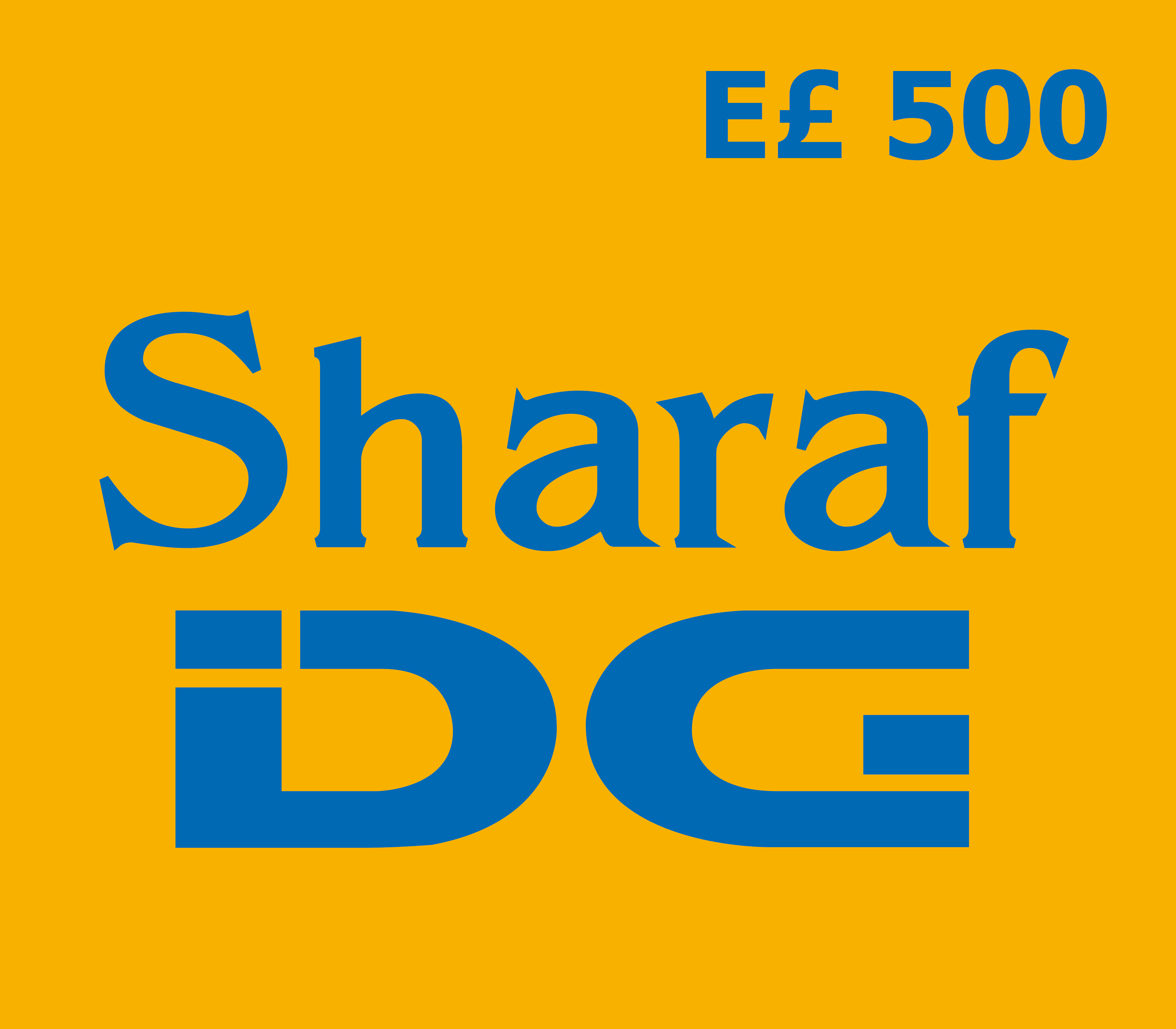 

SHARAF DG E£500 Gift Card EG