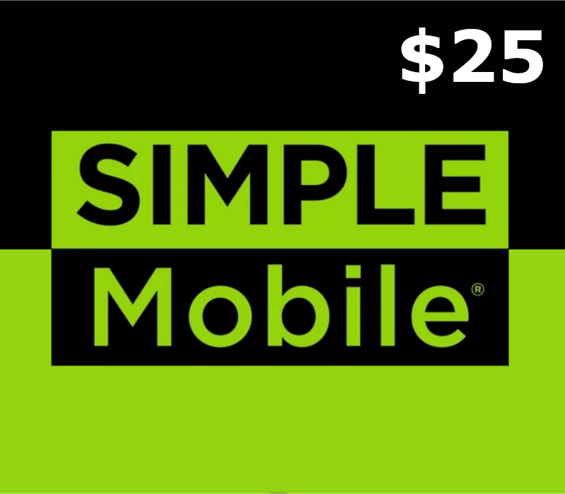 

SimpleMobile $25 Gift Card US