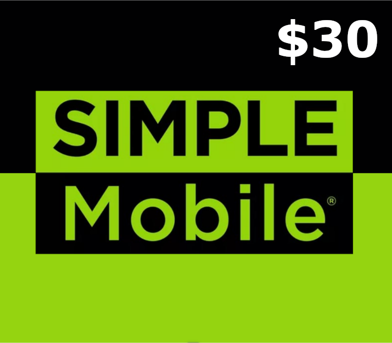 

SimpleMobile $30 Gift Card US