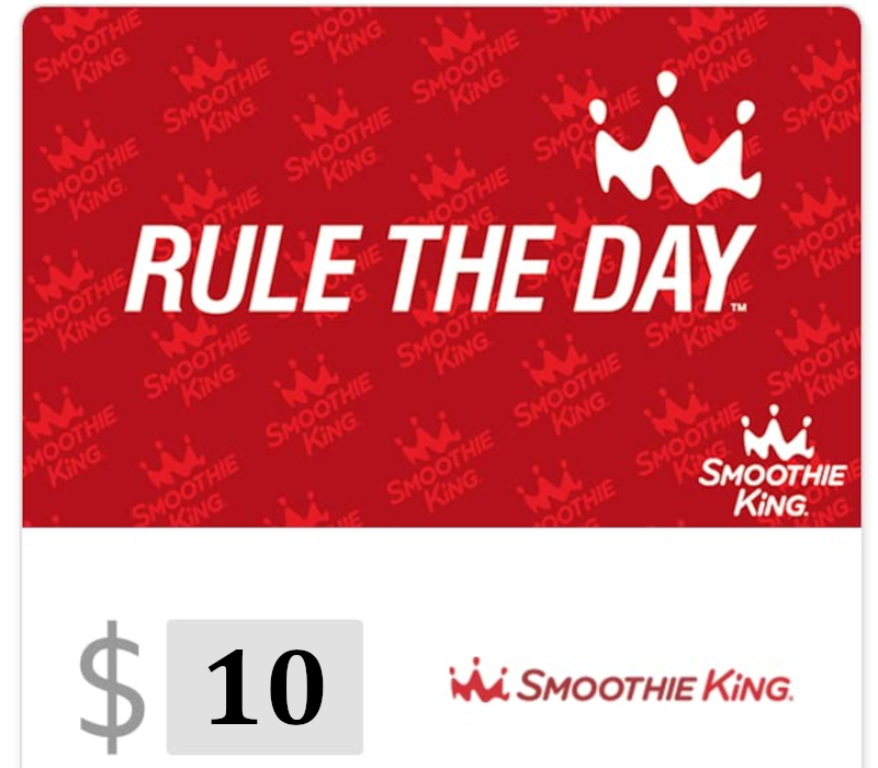 Smoothie King $10 Gift Card US