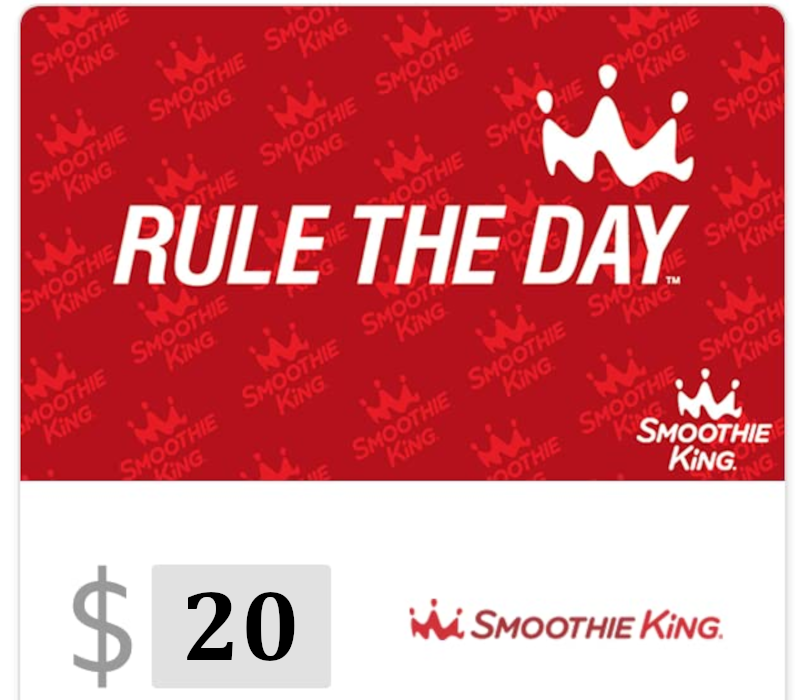 

Smoothie King $20 Gift Card US