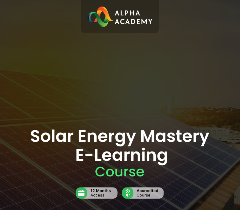 

Solar Energy Mastery Course Alpha Academy Code