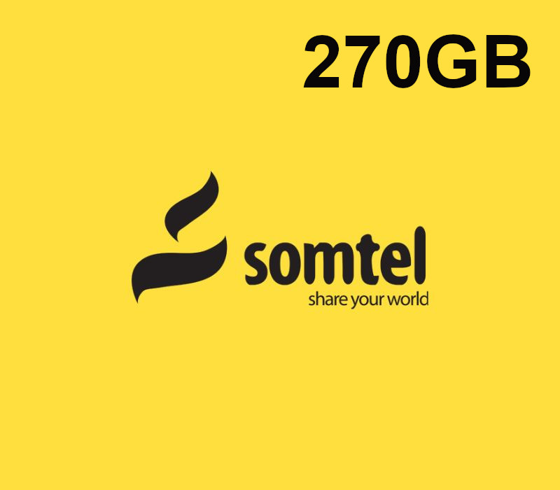 

Somtel 270GB Data Mobile Top-up SO