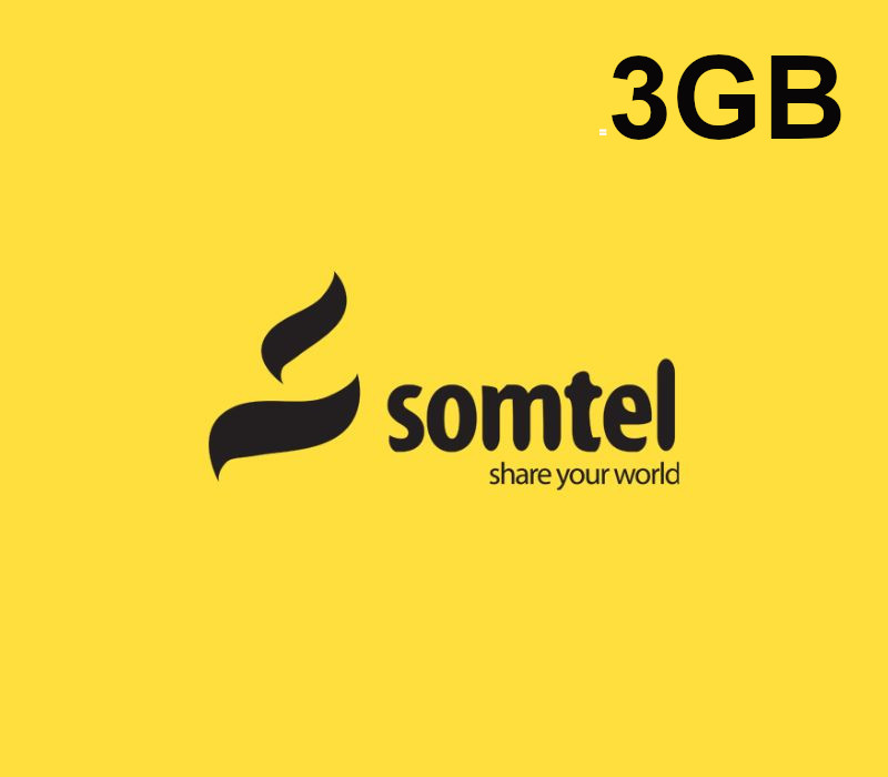 

Somtel 3GB Data Mobile Top-up SO