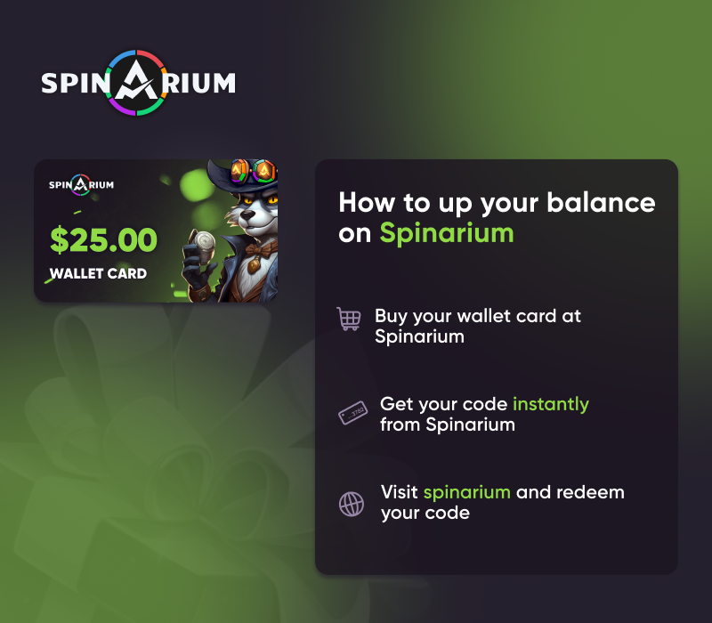 

Spinarium.com $25 Wallet Card Code