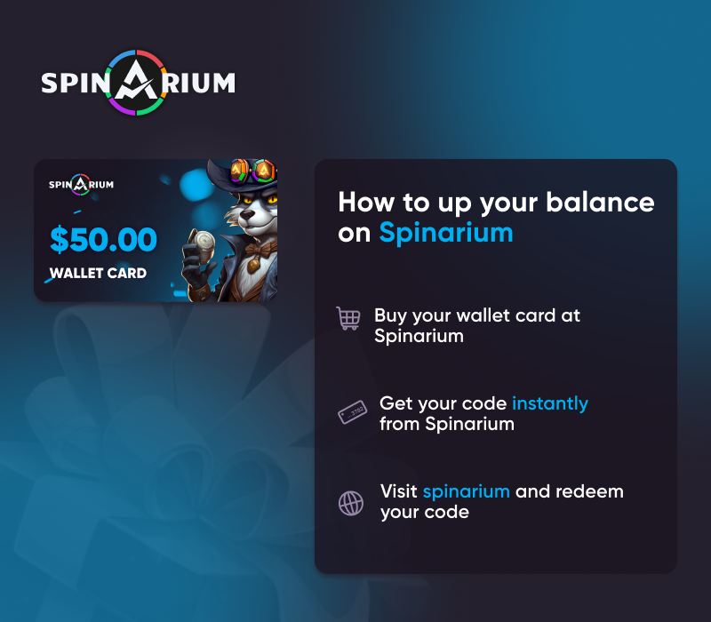 

Spinarium.com $50 Wallet Card Code