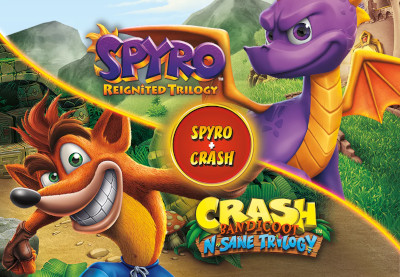 Spyro + Crash Remastered Game Bundle RoW Steam CD Key