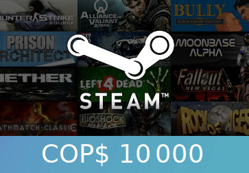 Steam Gift Card $10000 COP Activation Code