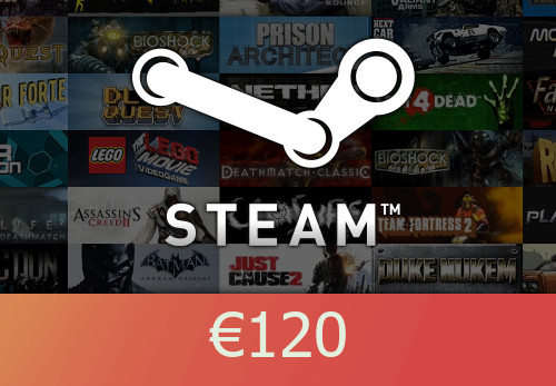 Steam Wallet Card €120 EU Activation Code