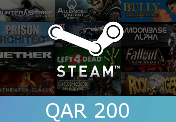 Steam Gift Card 200 QAR Global Activation Code