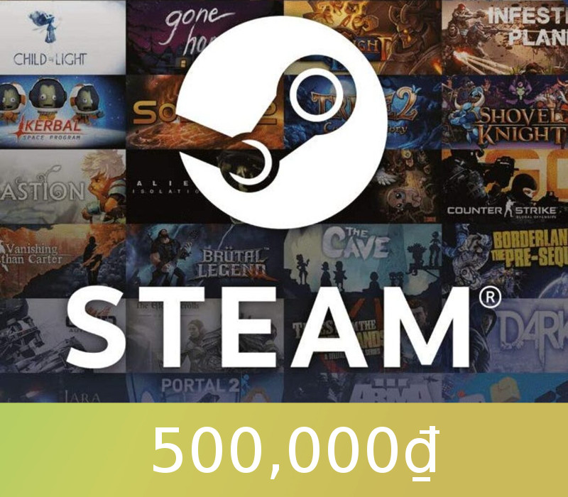 

Steam Gift Card $500 000 VND Global Activation Code