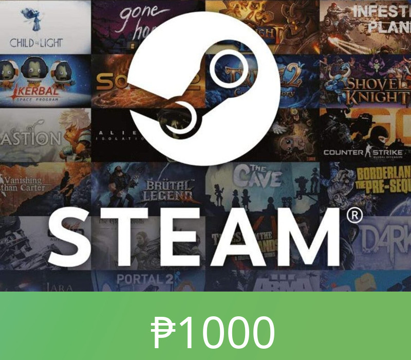 Steam Gift Card ₱1000 PH Activation Code