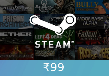 Steam Gift Card ₹99 INR Global Activation Code