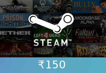 Steam Gift Card ₹150 INR Activation Code
