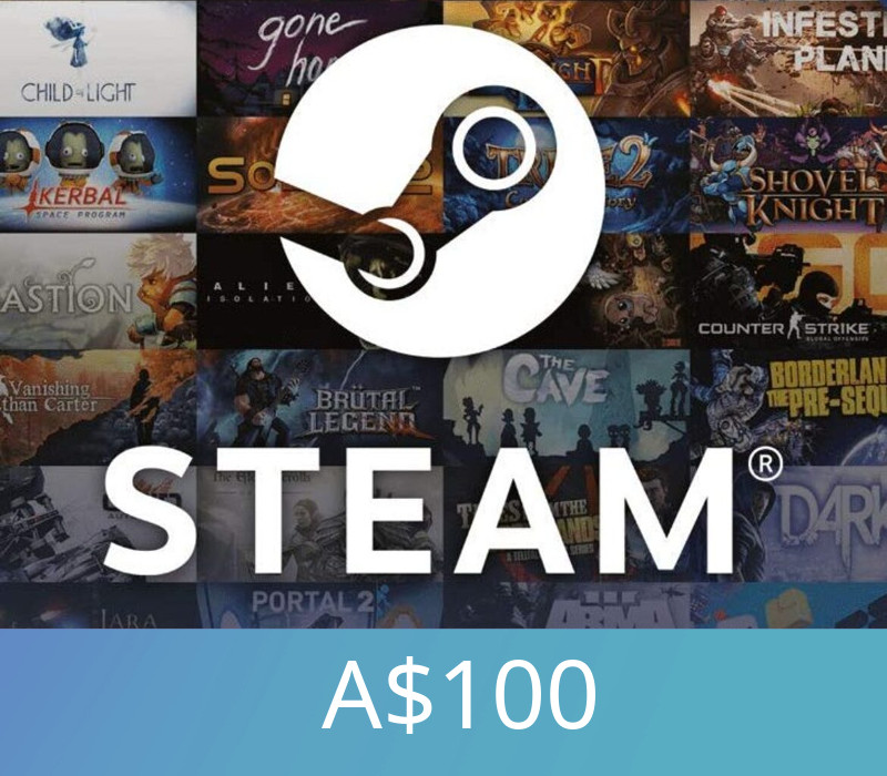 Steam Gift Card A$100 AUD Global Activation Code