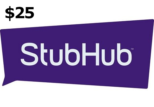 StubHub $25 Gift Card US