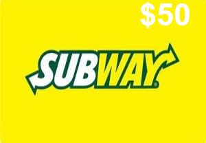 Subway $50 Gift Card SG