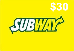 Subway $30 Gift Card US