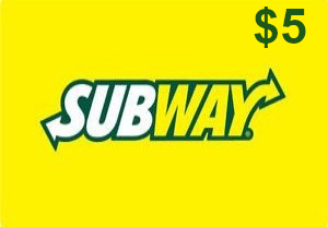 Subway $5 Gift Card US