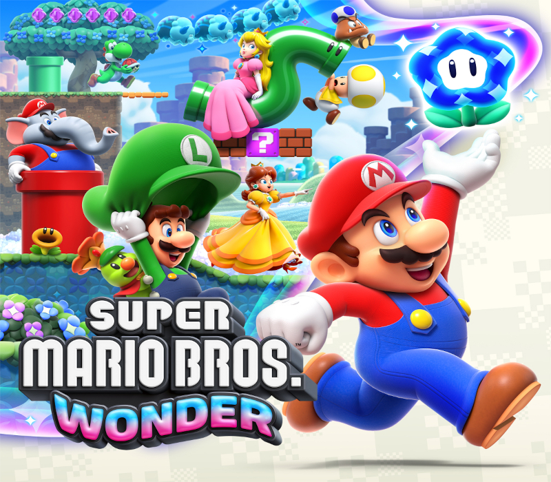 cover Super Mario Bros. Wonder Nintendo Switch Account pixelpuffin.net Activation Link